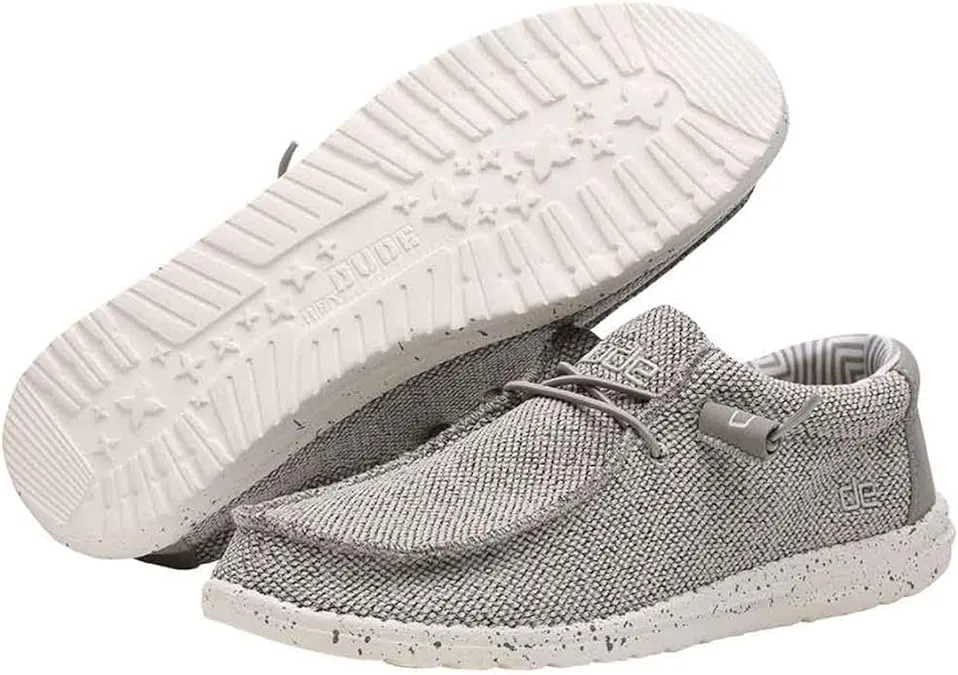 110353500 Hey Dude Men's Wally Sox Ash Size 13 - Like New