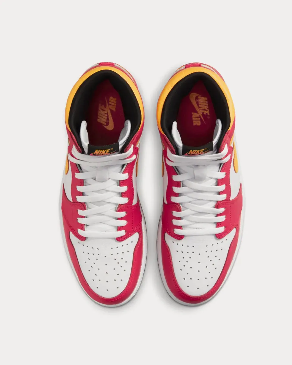Air Jordan 1 Light Fusion Red High Top Sneakers