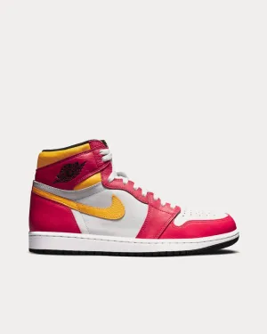 Air Jordan 1 Light Fusion Red High Top Sneakers
