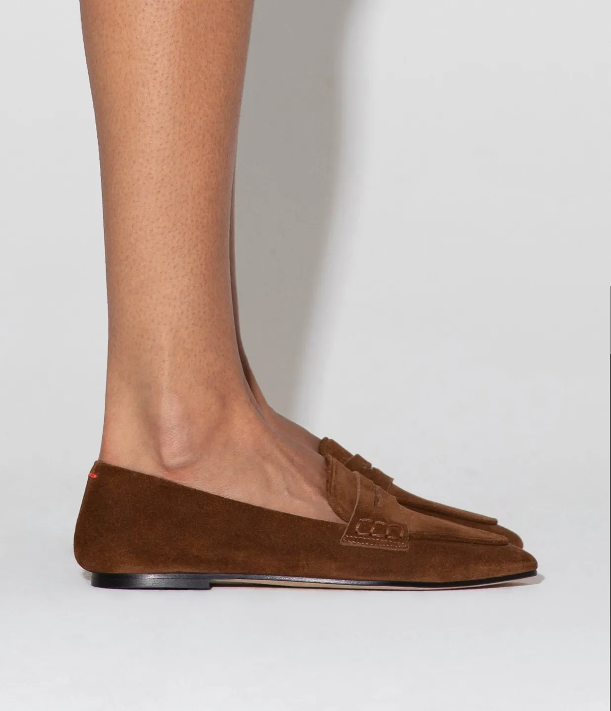Alfie Suede Leather Loafer in Brown