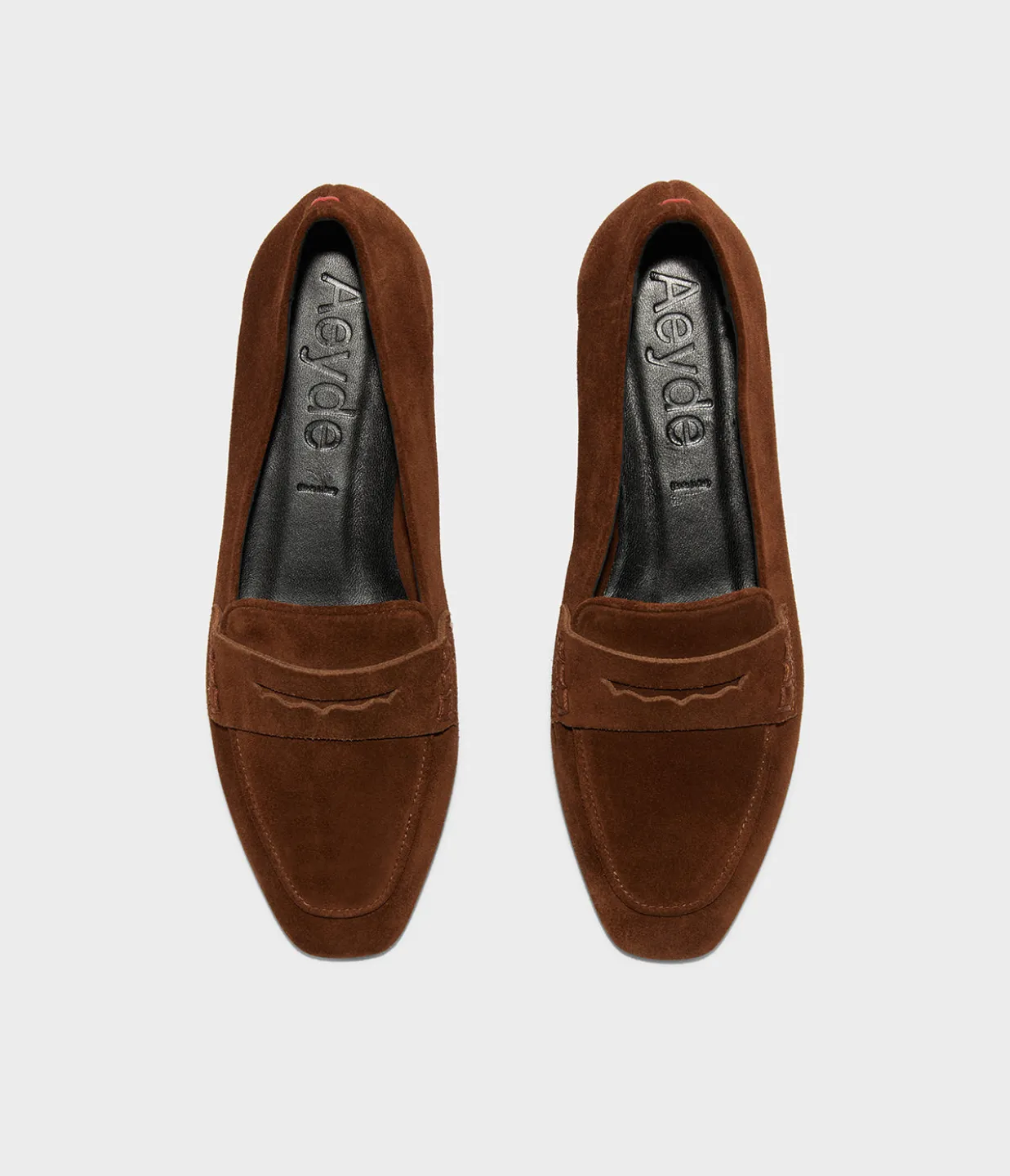 Alfie Suede Leather Loafer in Brown