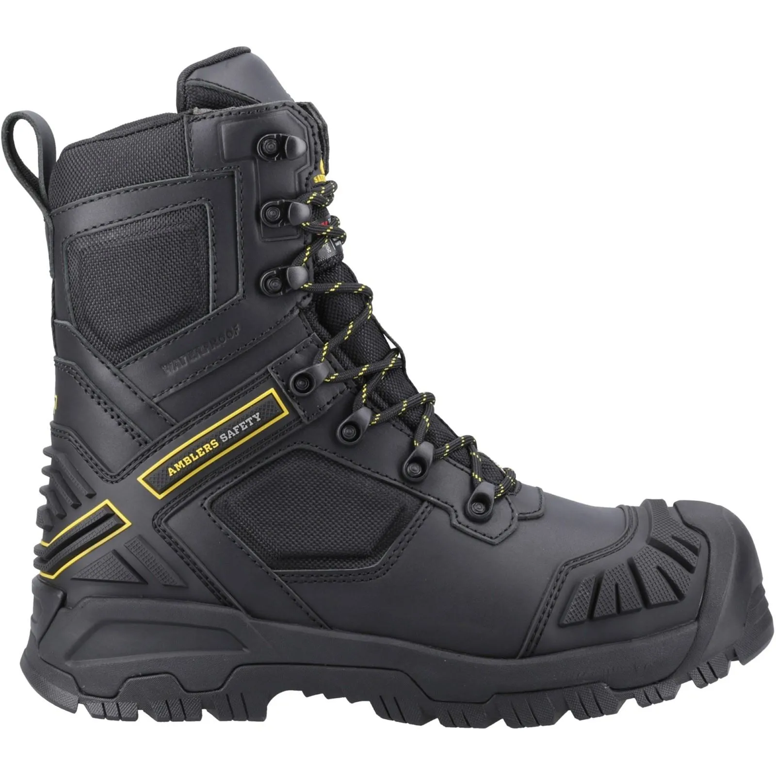 Amblers Men Boots - AS963C Dynamite Safety Boot in Black, 6-13