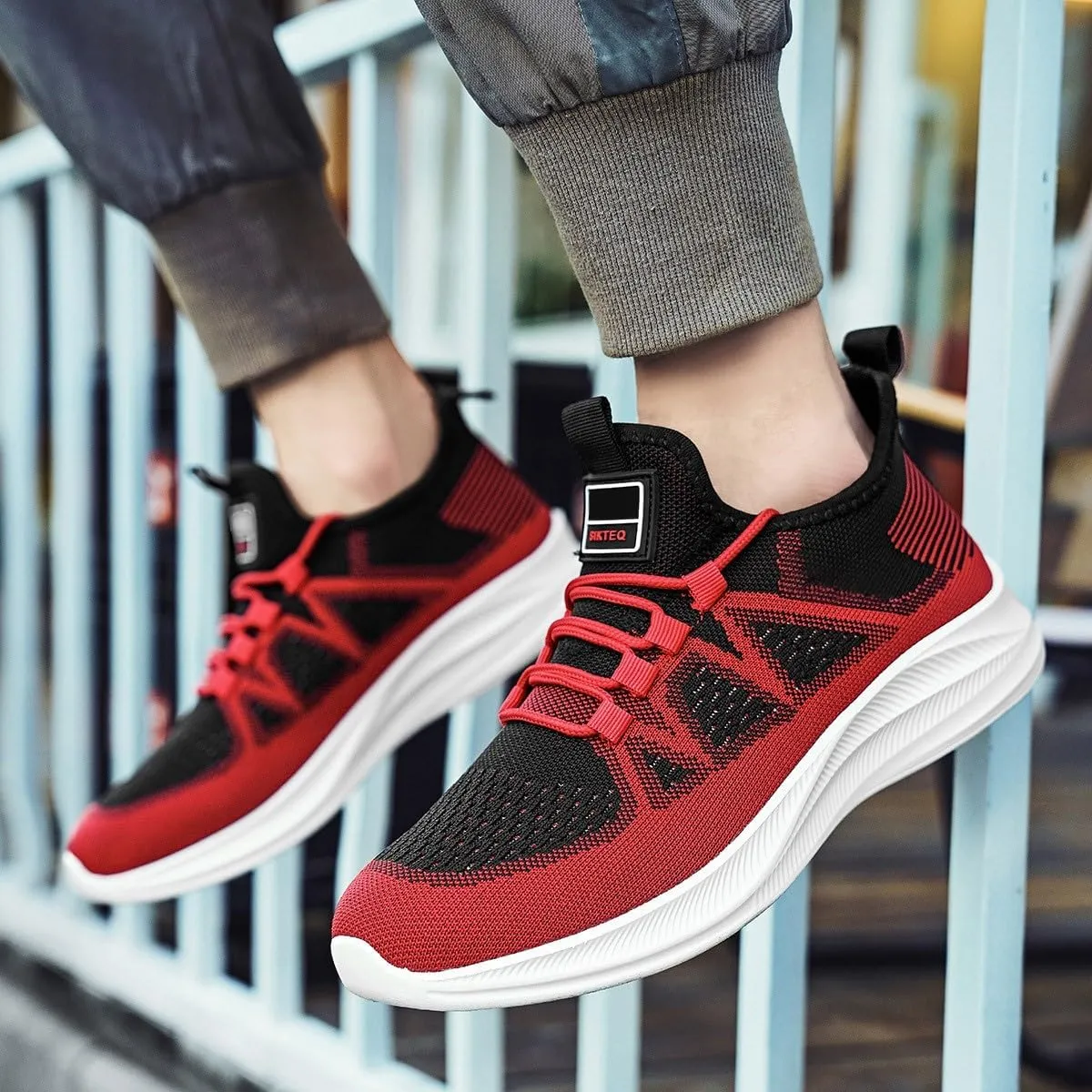 Arch Support Non Slip Minimalist Shoes for Men Comfortable Breathable Slip On Sneaker Comfortable Stretch Shoes