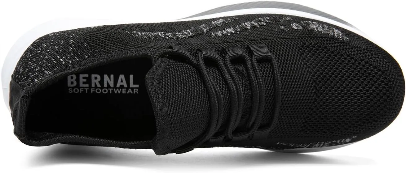 Bernal Walking Running Shoes for Women Mesh Upper Lightweight Casual Comfortable Shoes for Gym Travel Running Work