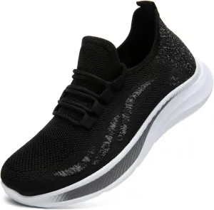 Bernal Walking Running Shoes for Women Mesh Upper Lightweight Casual Comfortable Shoes for Gym Travel Running Work