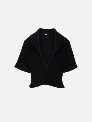 Black Misty Hem T-Shirt