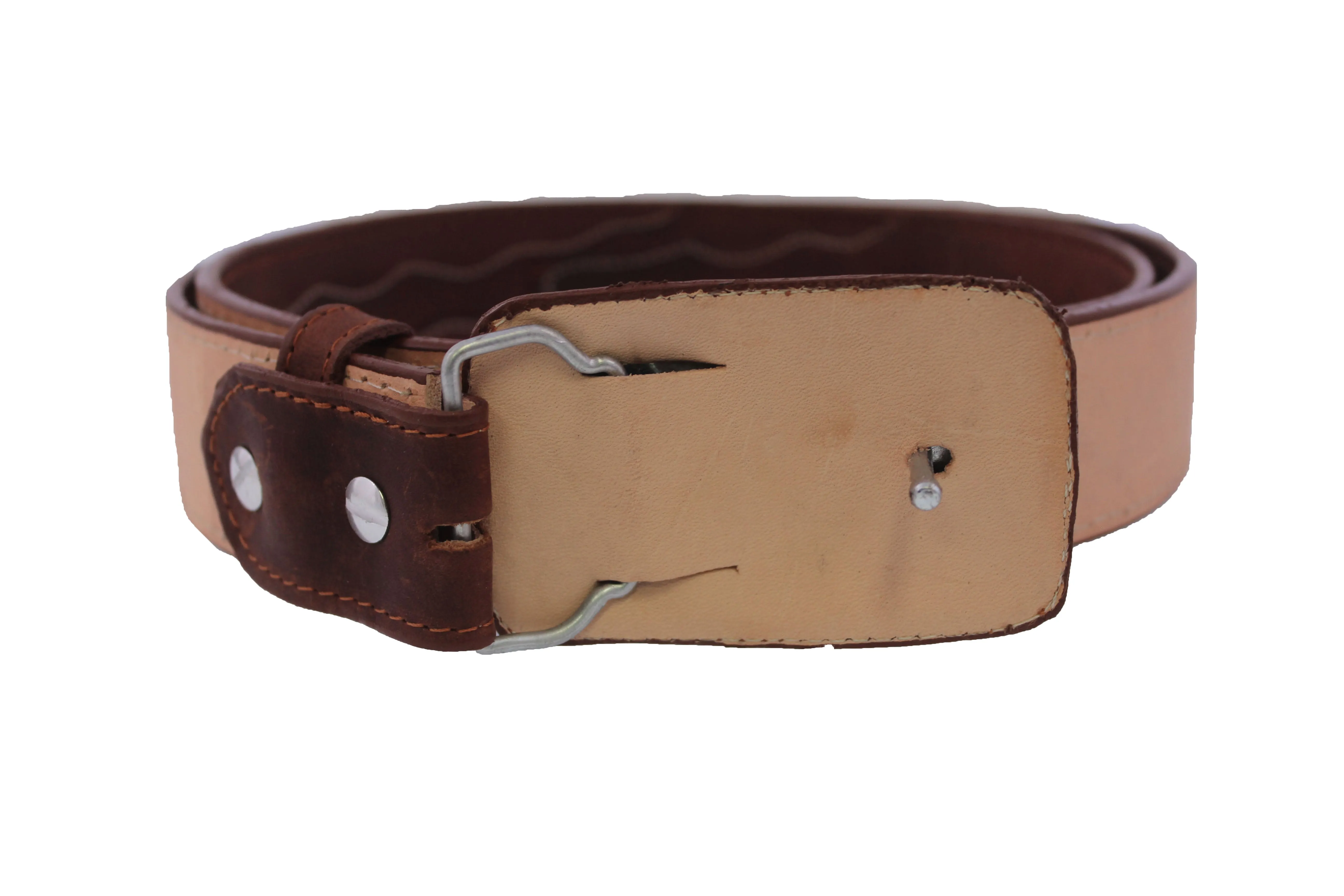 Chedron #335 Western Cowboy Belt Leather - Removable Buckle