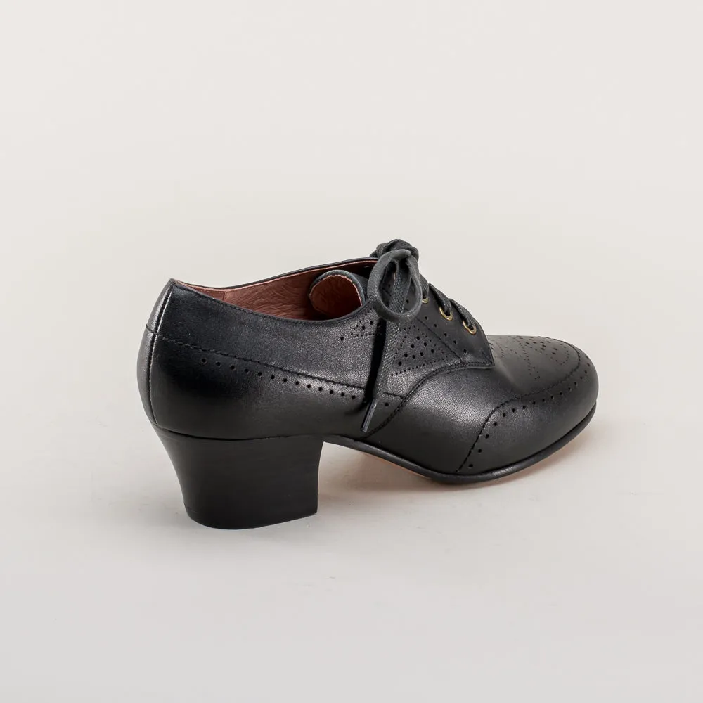 Claire Women's 1940s Oxfords (Black)