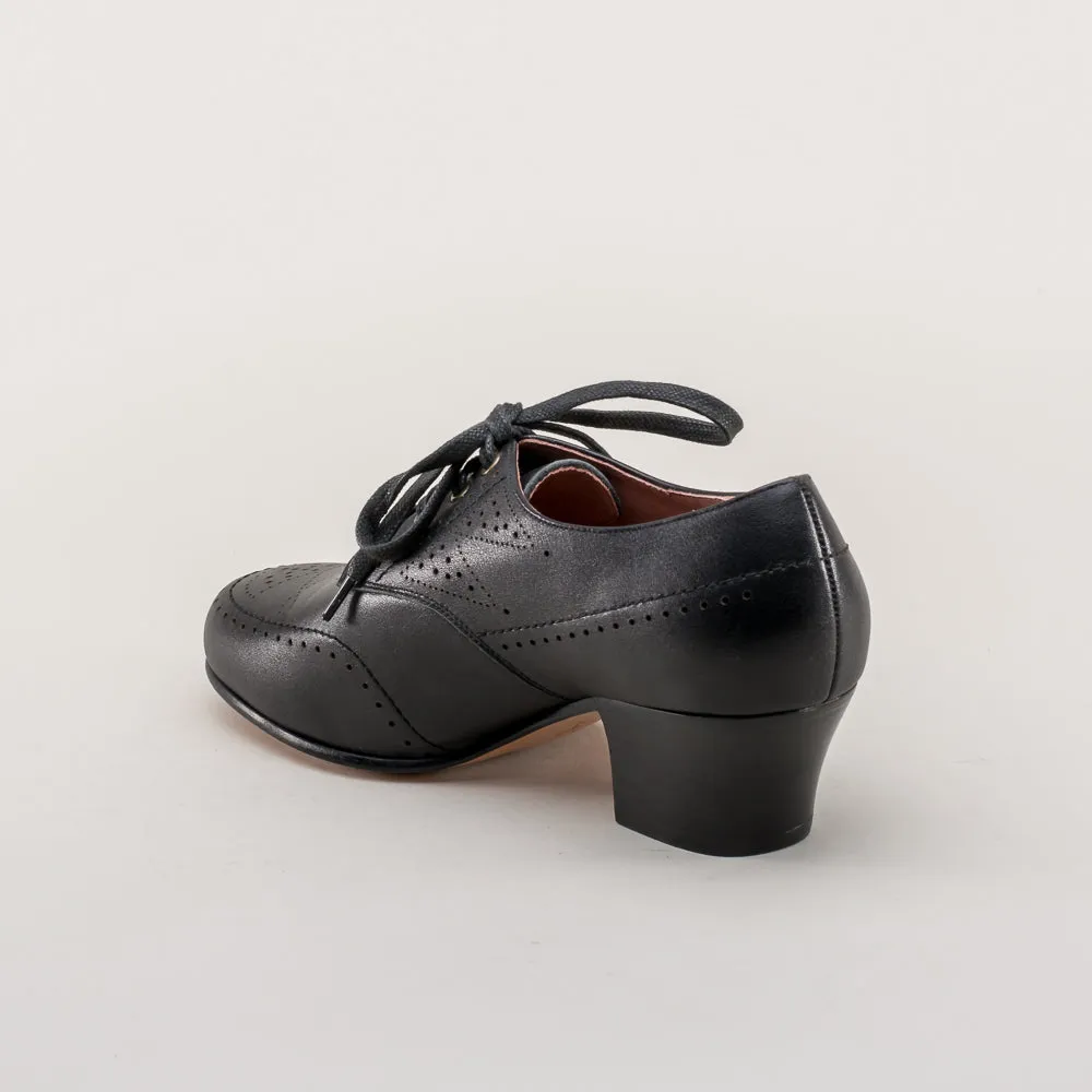 Claire Women's 1940s Oxfords (Black)
