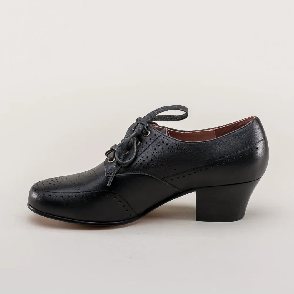 Claire Women's 1940s Oxfords (Black)
