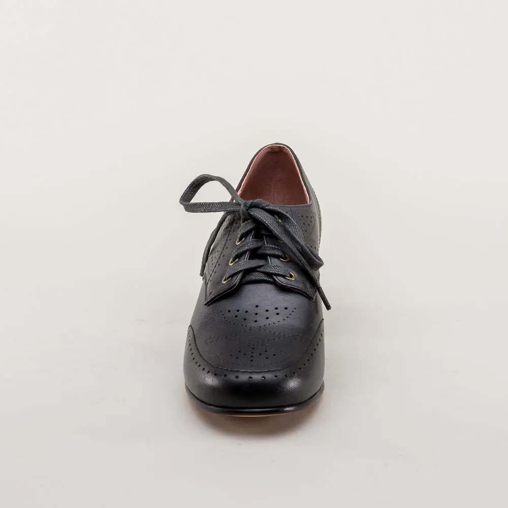 Claire Women's 1940s Oxfords (Black)