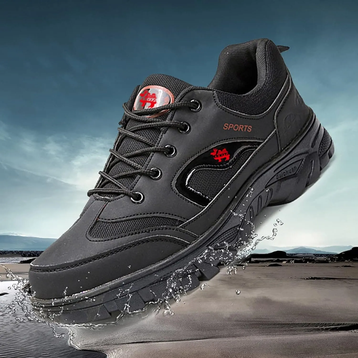 Fashion Orthopedic Sneakers for Men Casual Sneaker Mesh Breathable Walking Shoe Men's Breathable Barefoot Shoes