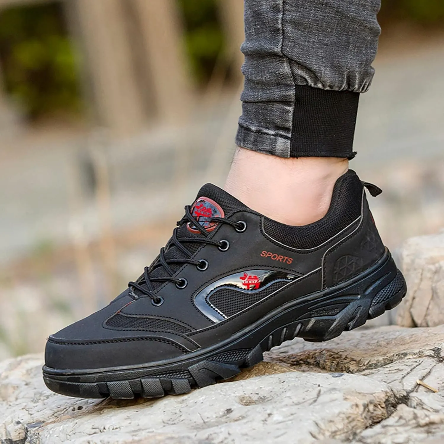 Fashion Orthopedic Sneakers for Men Casual Sneaker Mesh Breathable Walking Shoe Men's Breathable Barefoot Shoes