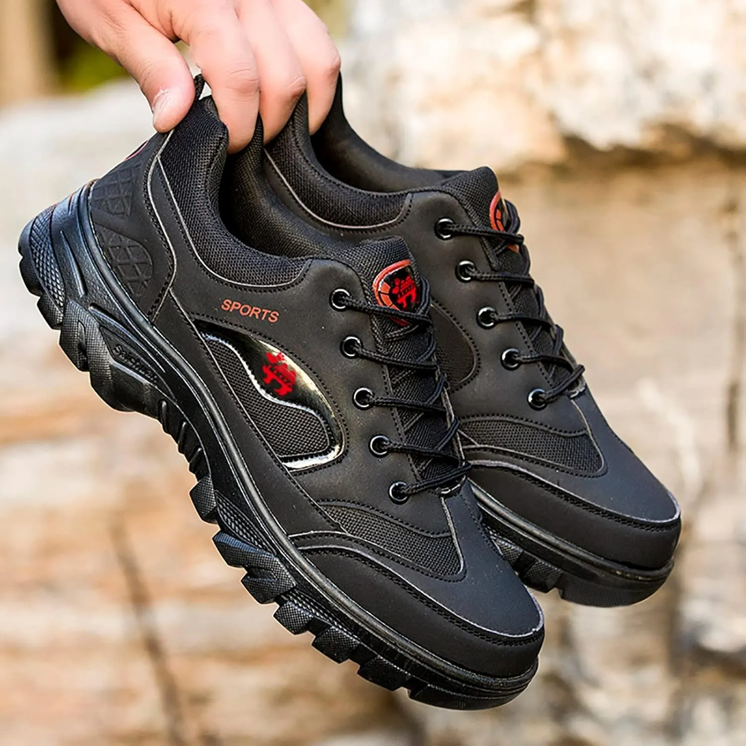Fashion Orthopedic Sneakers for Men Casual Sneaker Mesh Breathable Walking Shoe Men's Breathable Barefoot Shoes
