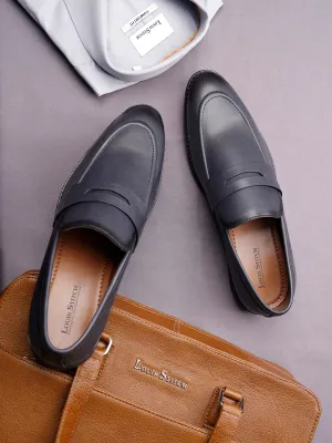 Federal Blue Slipon Style Comfortable Moccasins