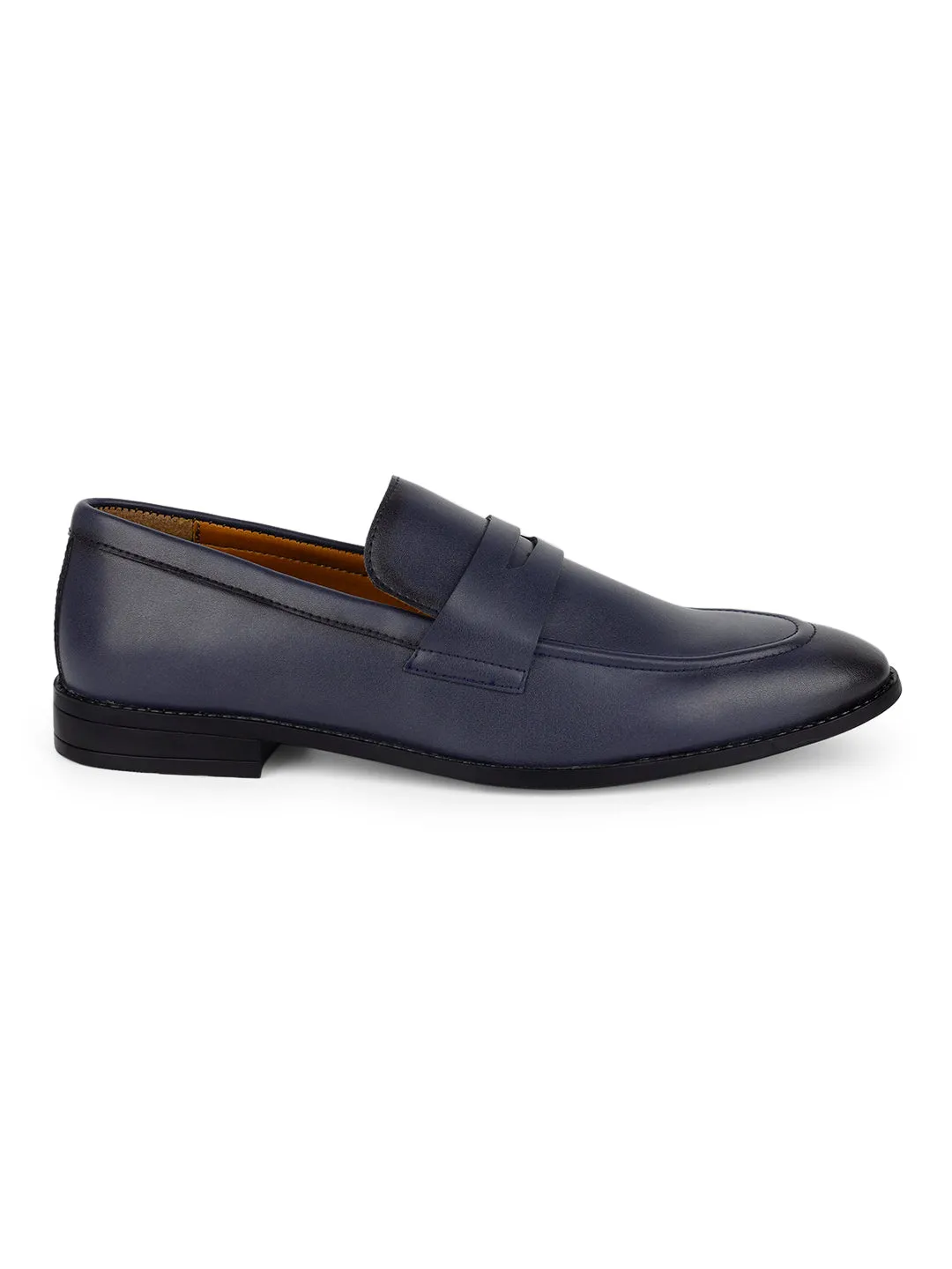 Federal Blue Slipon Style Comfortable Moccasins