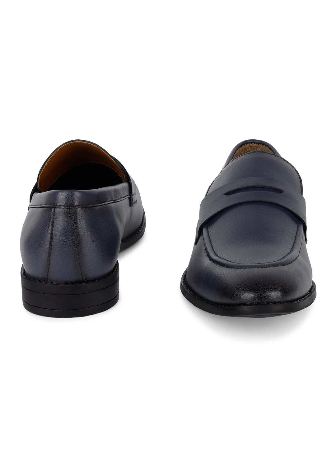 Federal Blue Slipon Style Comfortable Moccasins
