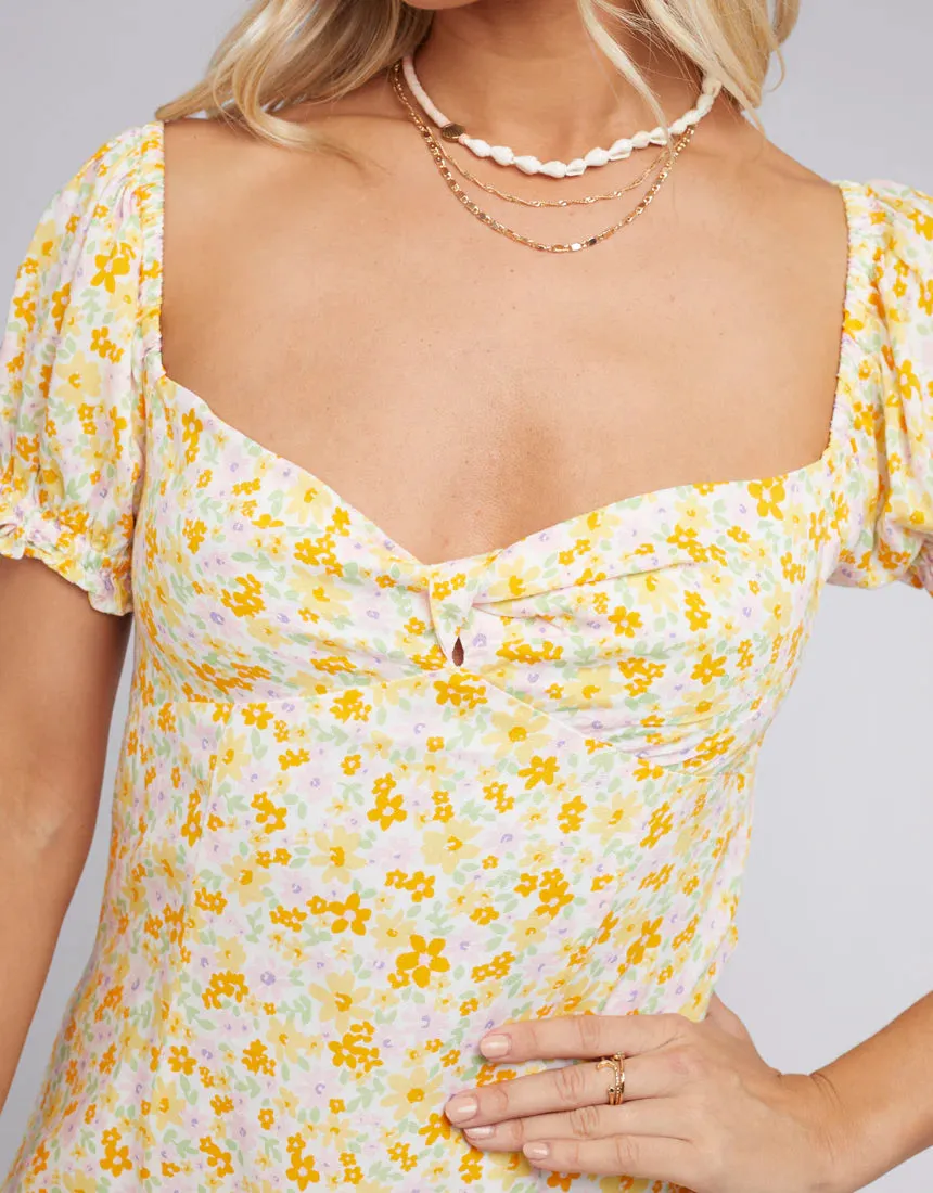 FRIDA FLORAL MIDI DRESS