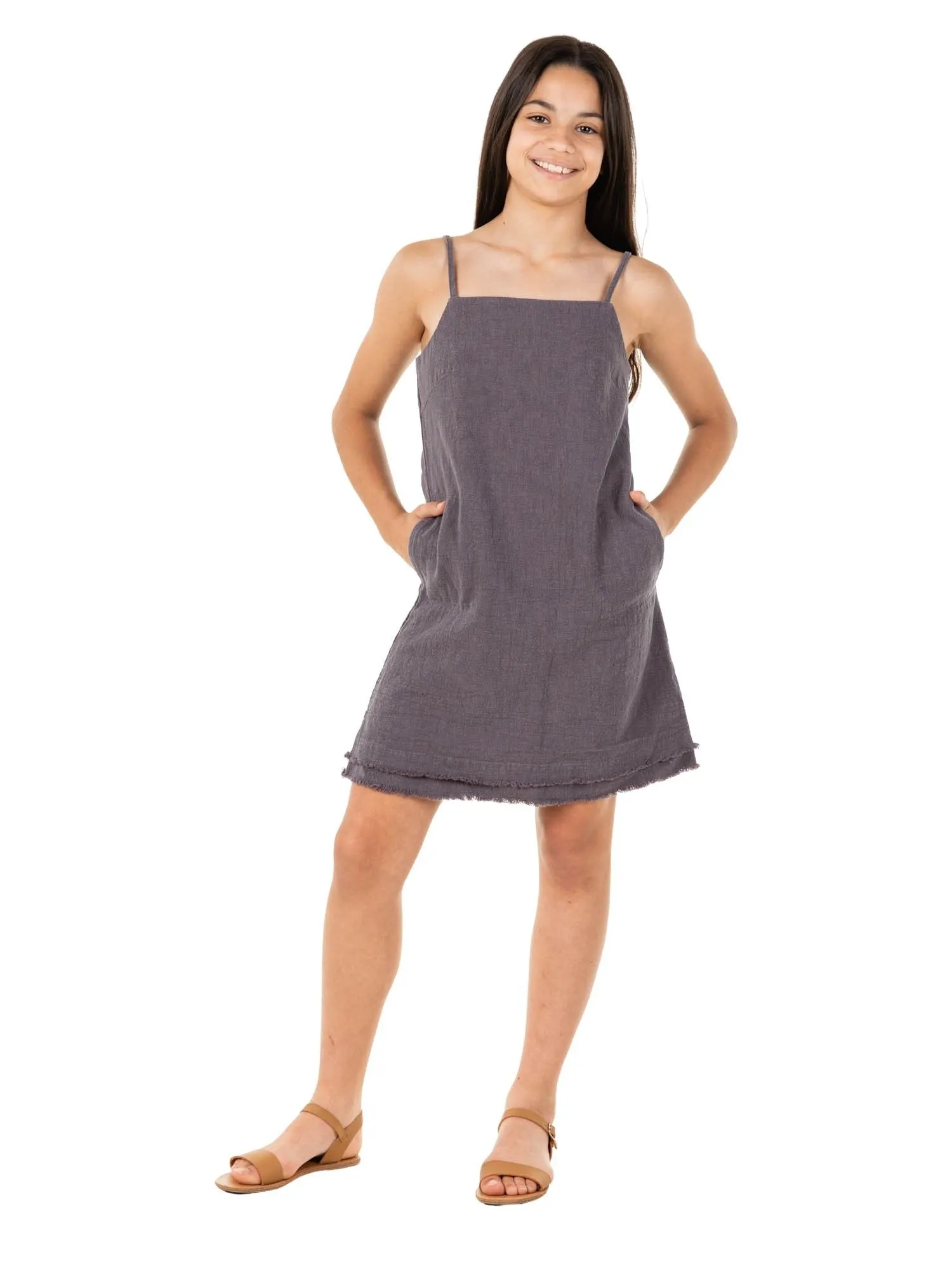 Heartbreaker Mini Dress Girls - Ombre Blue