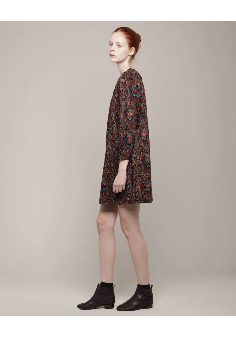 Ikat Print Dress