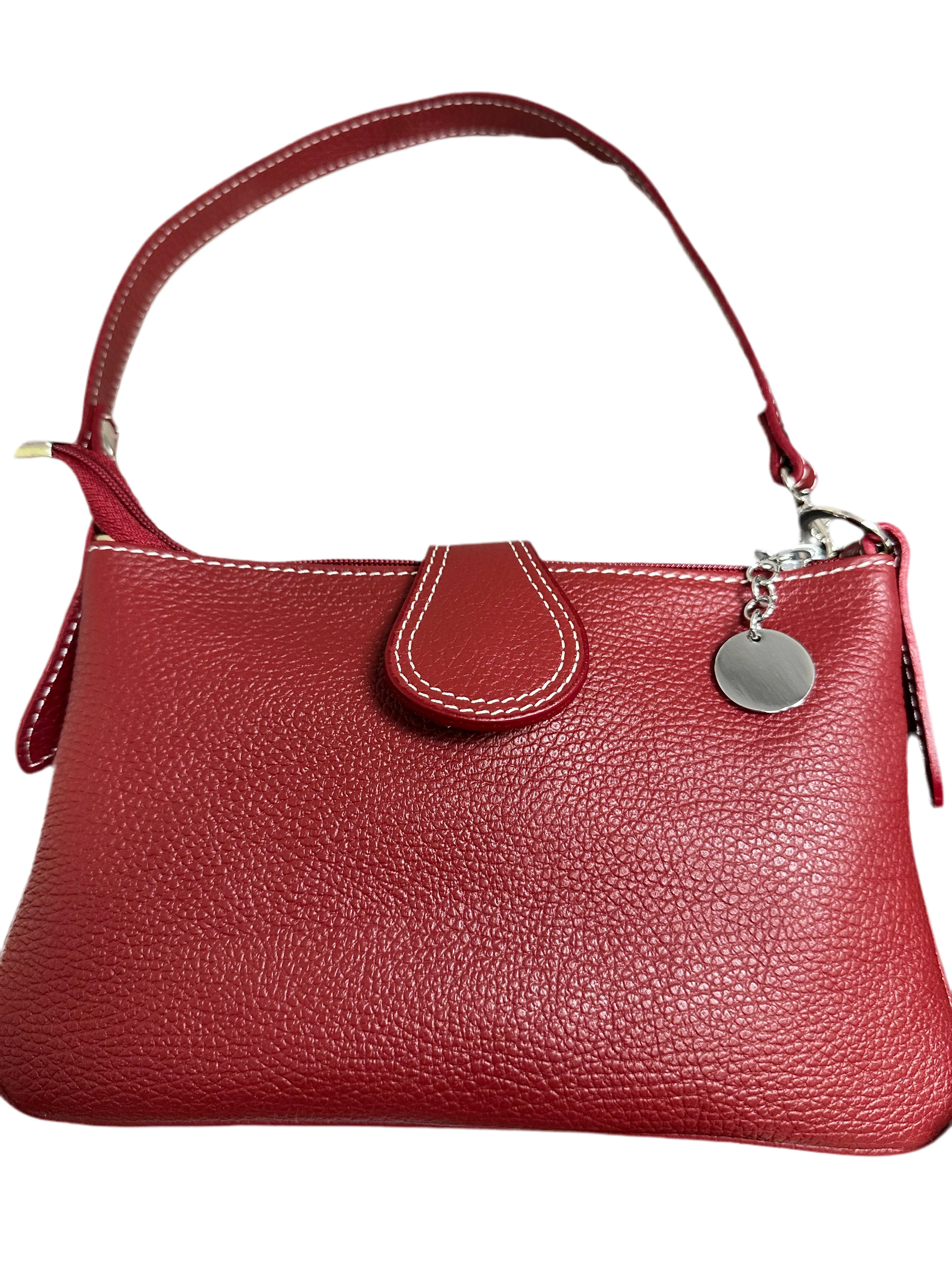 Italian Leather H Bag-Solid