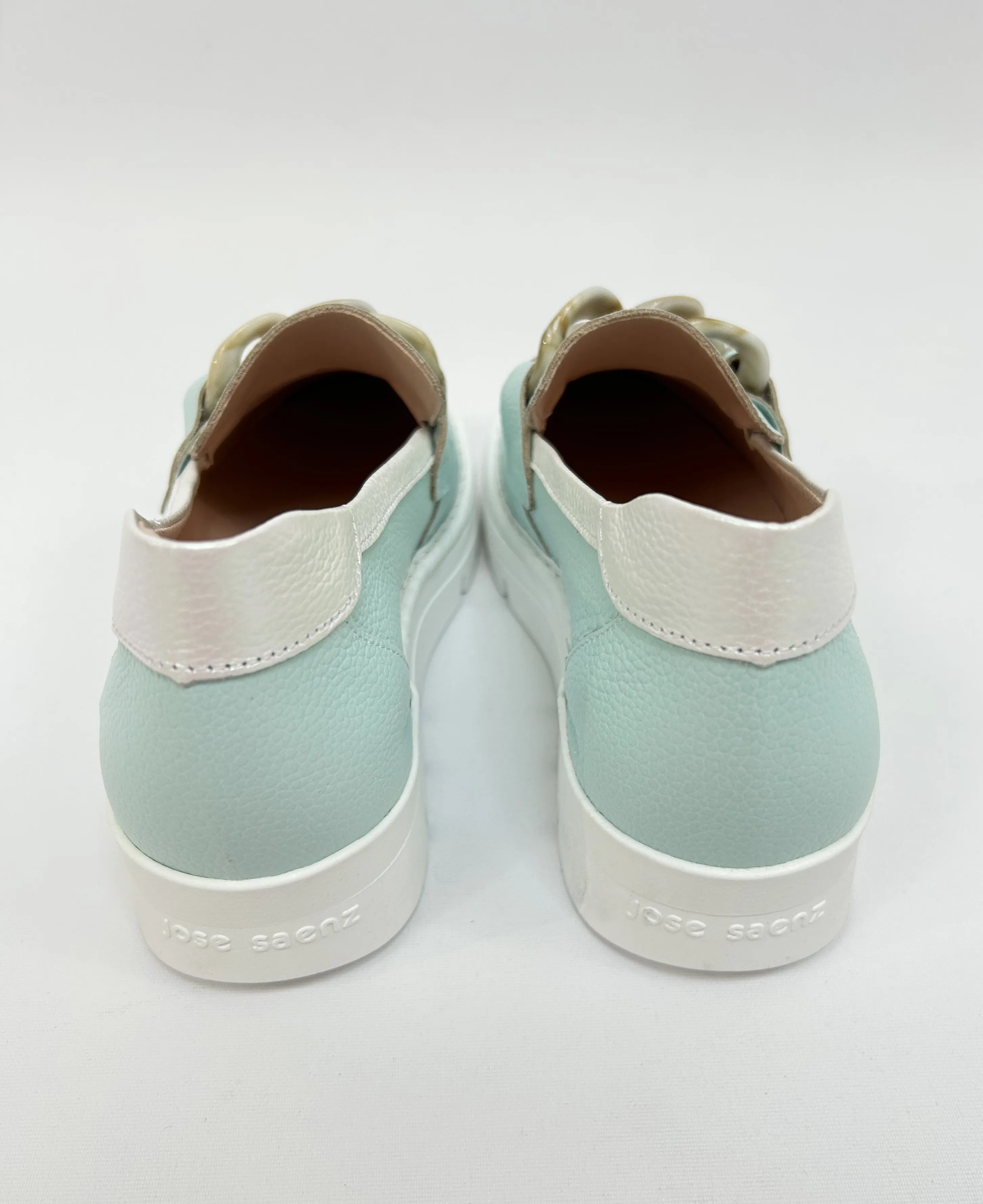 JOSE SAENZ Mint Green Loafer