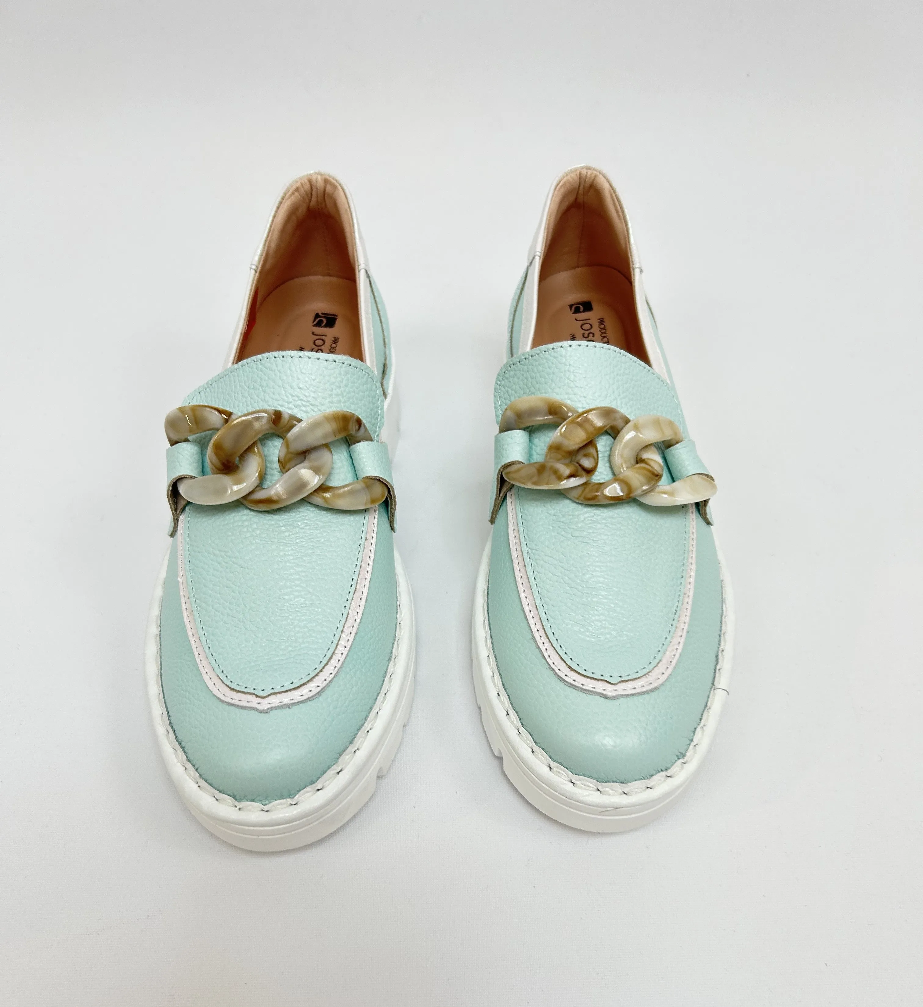 JOSE SAENZ Mint Green Loafer