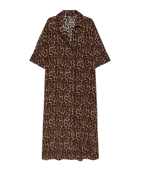 Julia Dress in Leopard