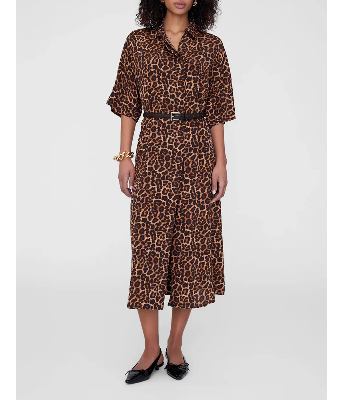 Julia Dress in Leopard