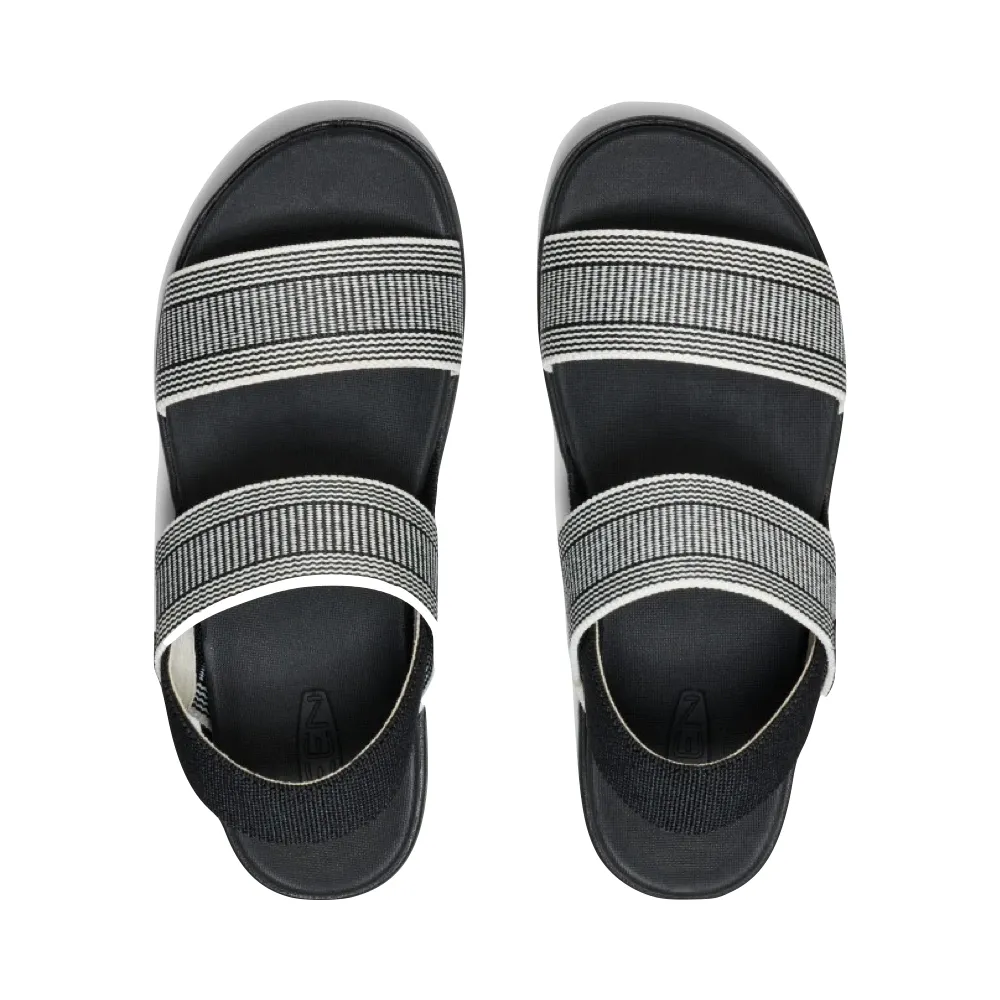 KEEN Women's Elle Backstrap Sandal in Black/Star White