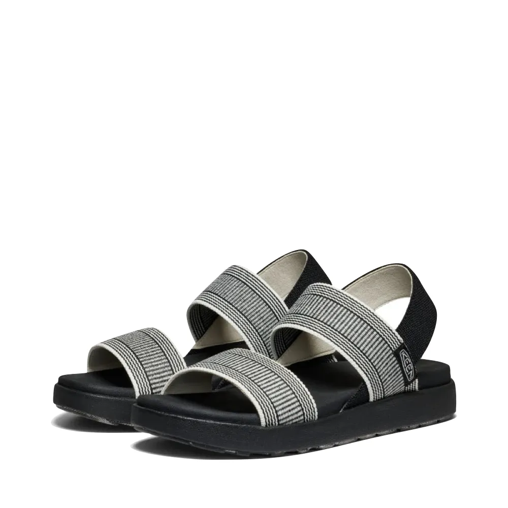 KEEN Women's Elle Backstrap Sandal in Black/Star White