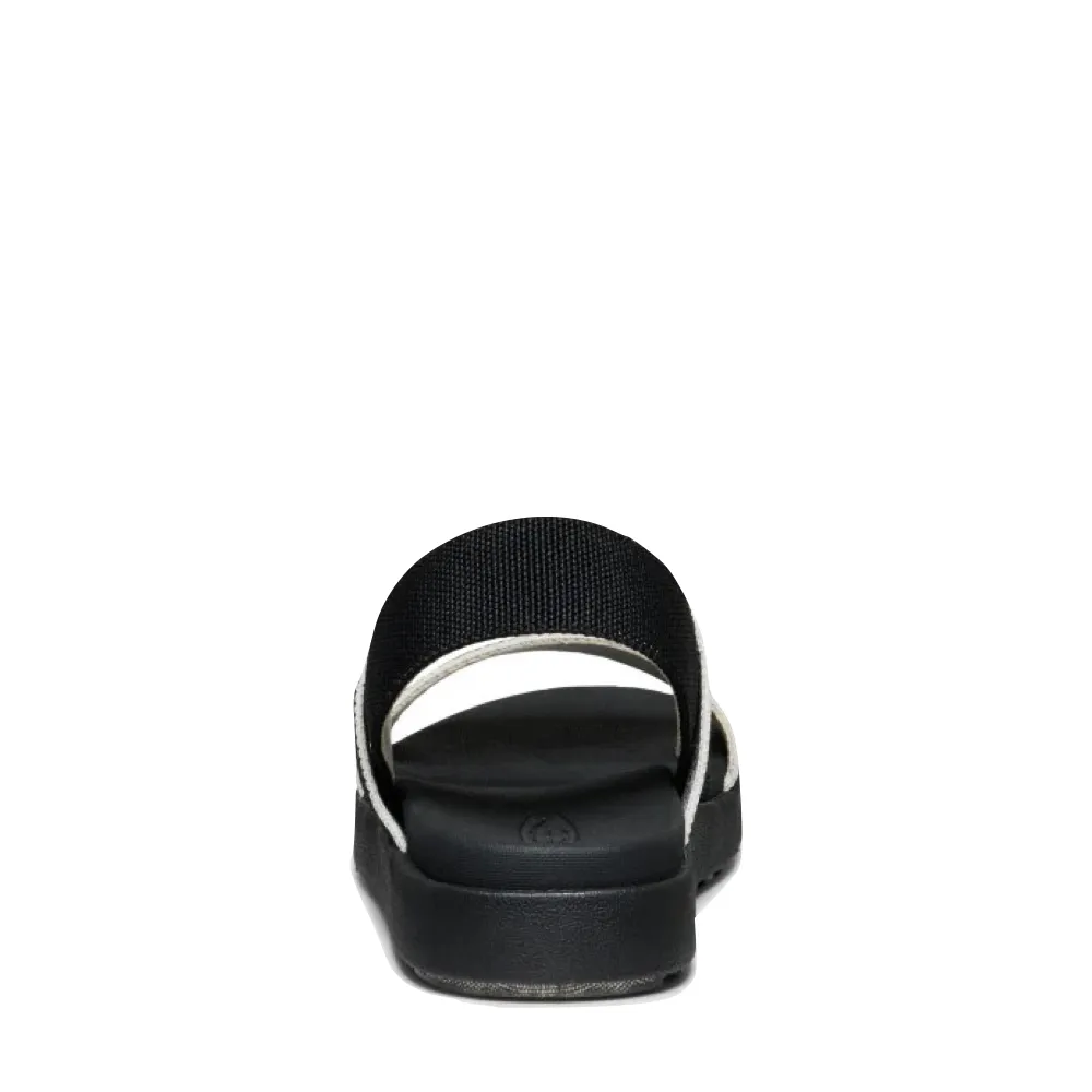 KEEN Women's Elle Backstrap Sandal in Black/Star White