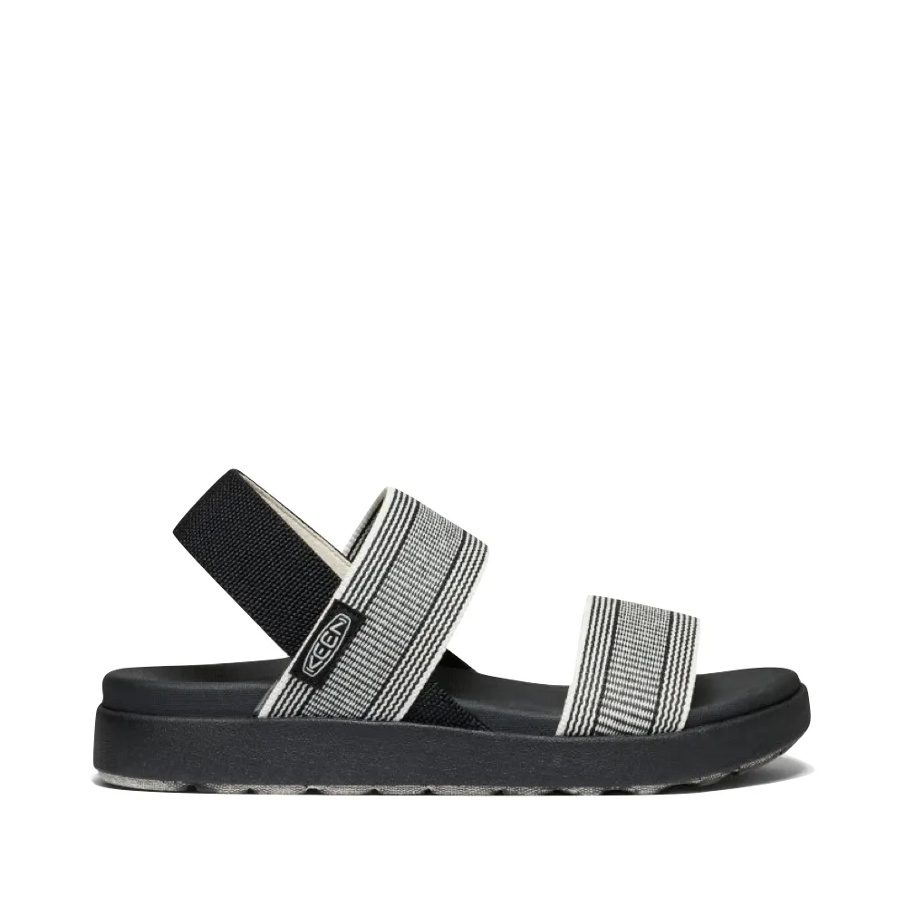 KEEN Women's Elle Backstrap Sandal in Black/Star White
