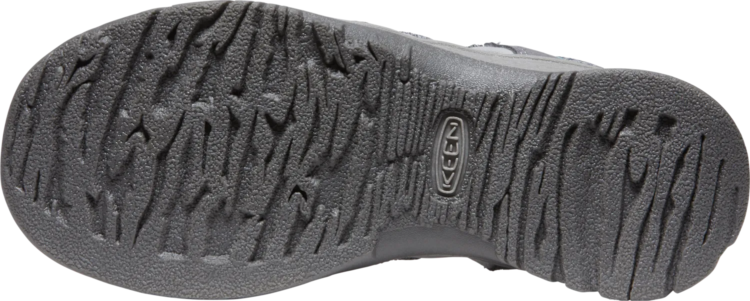 Keen Women's Whisper Closed Toe Sandals (Medium Grey/Peacock Green)