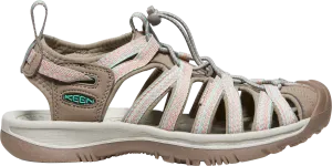 Keen Women's Whisper Closed Toe Sandals (Taupe/Coral)