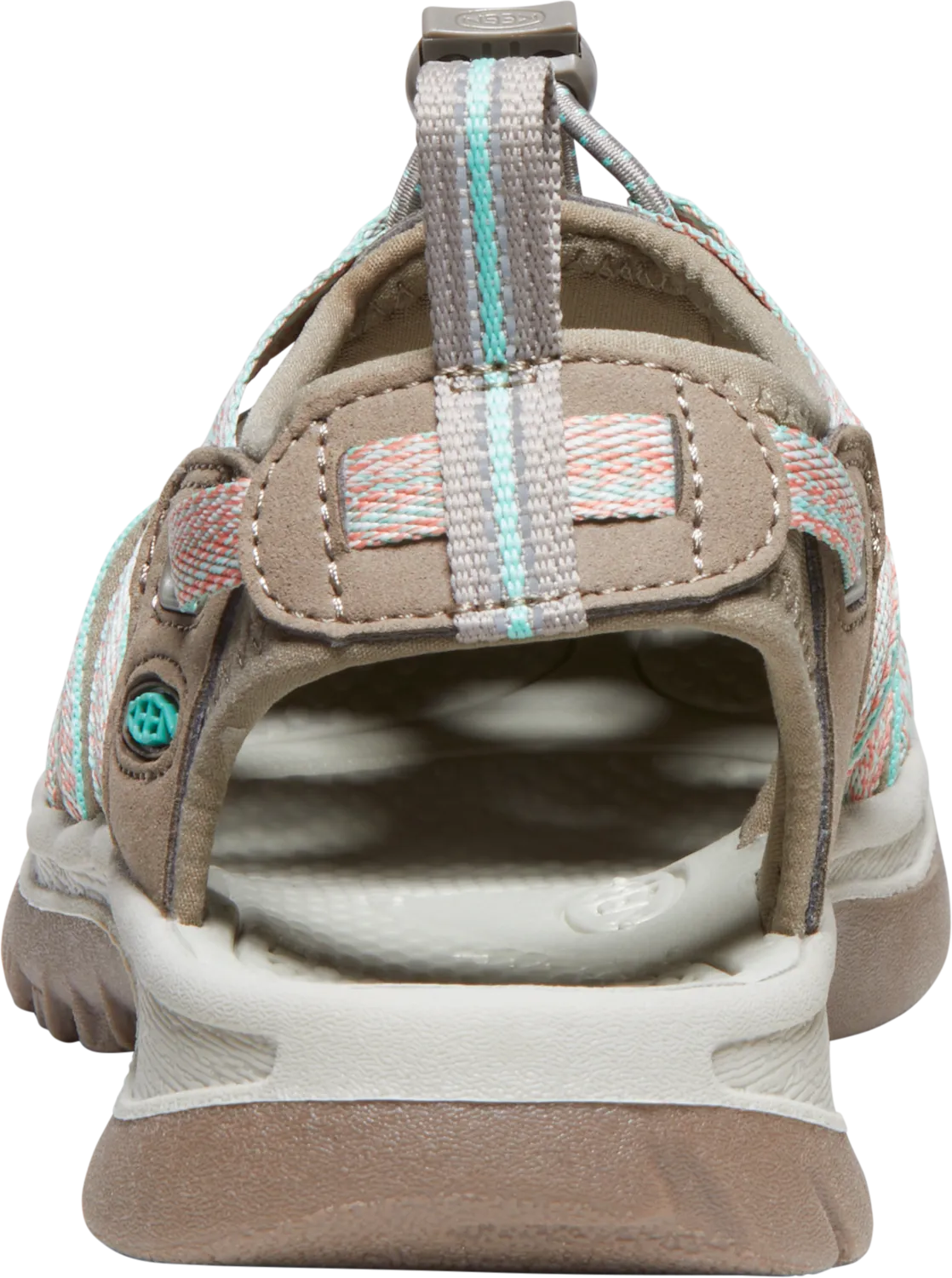Keen Women's Whisper Closed Toe Sandals (Taupe/Coral)