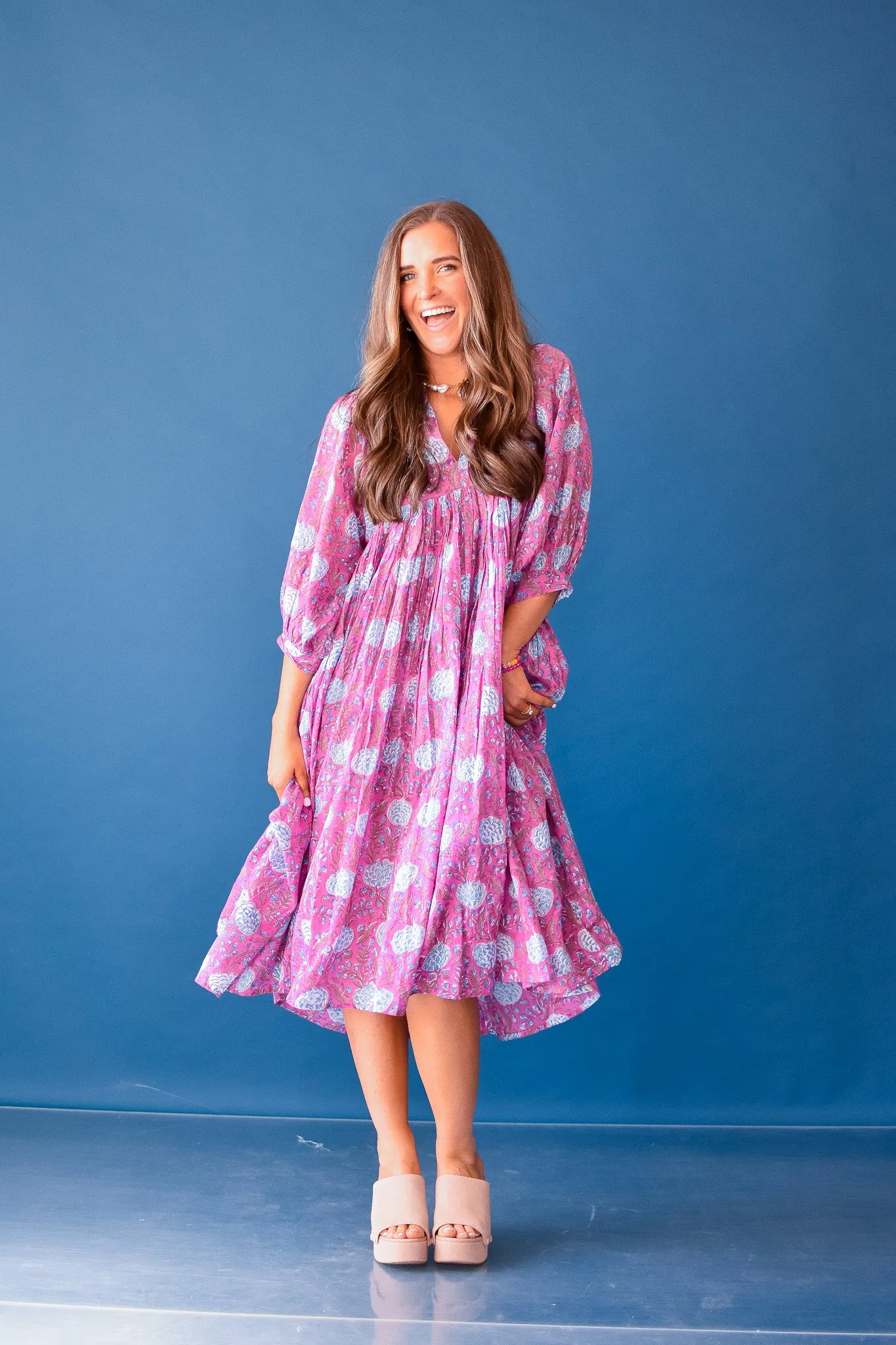 Kincaid Floral Midi Dress