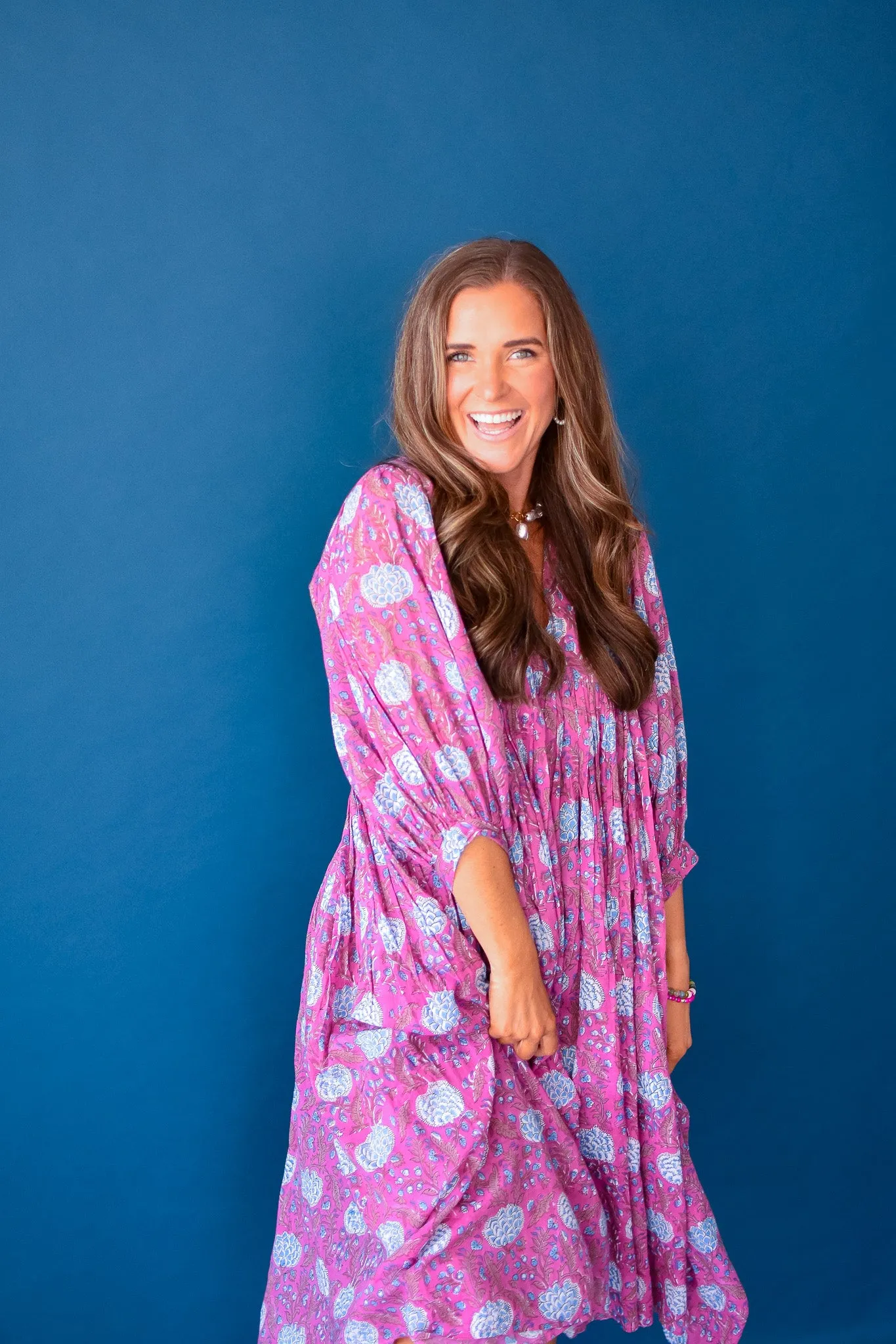 Kincaid Floral Midi Dress