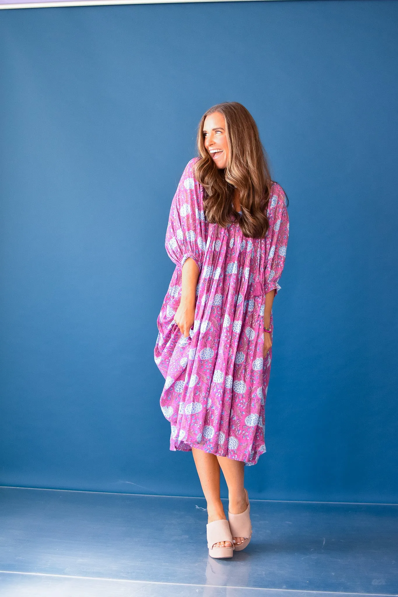 Kincaid Floral Midi Dress