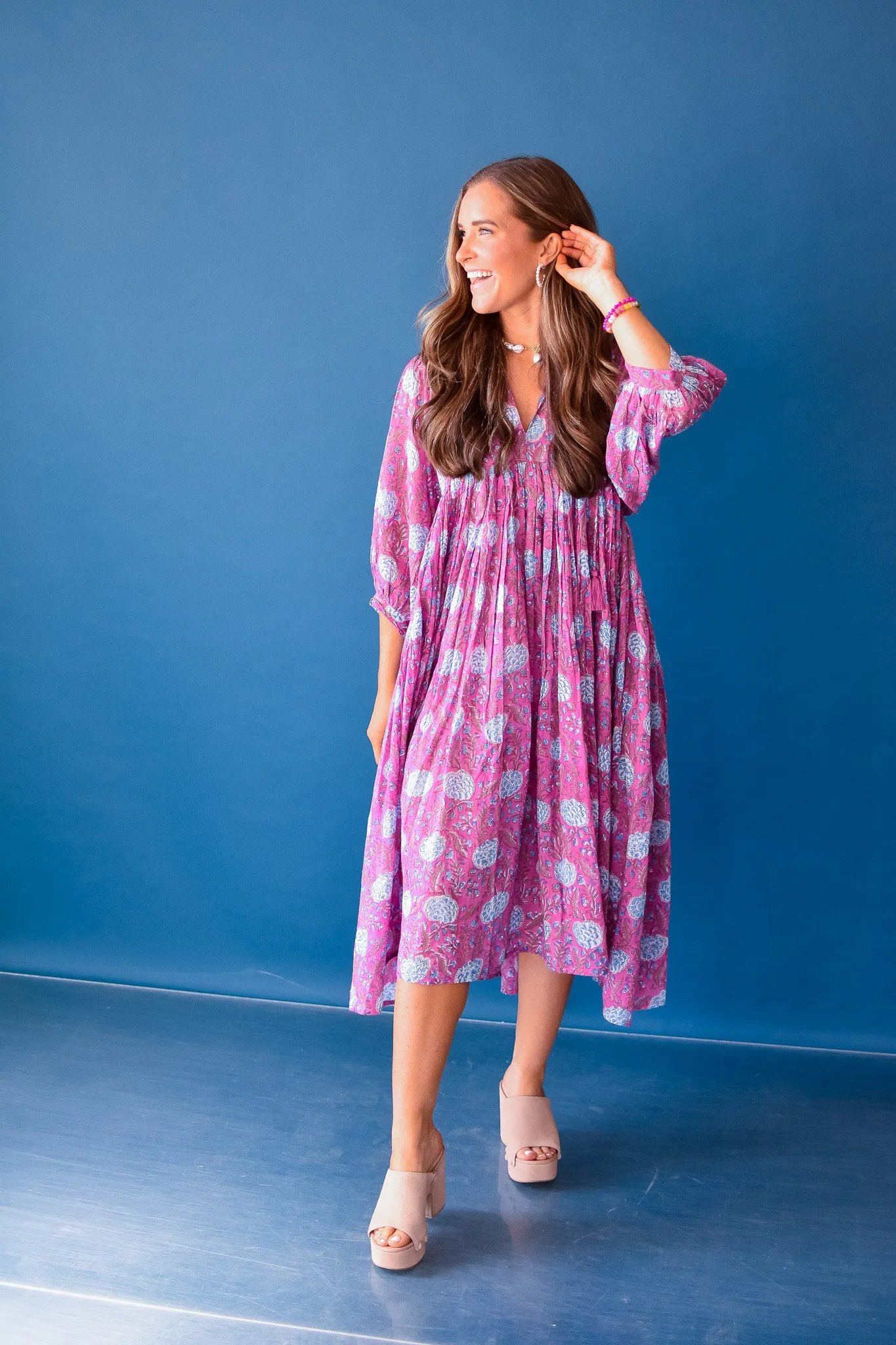 Kincaid Floral Midi Dress