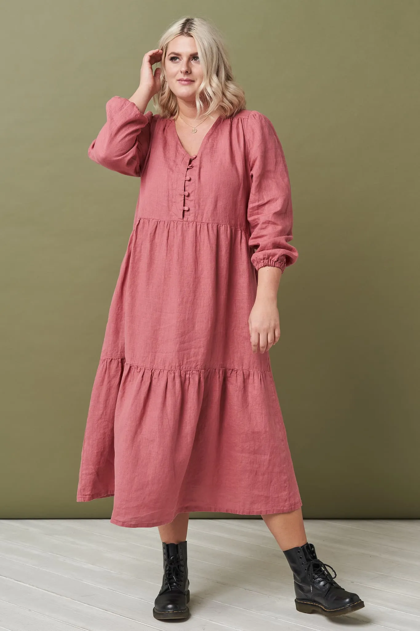 Linen shift dress Sydney