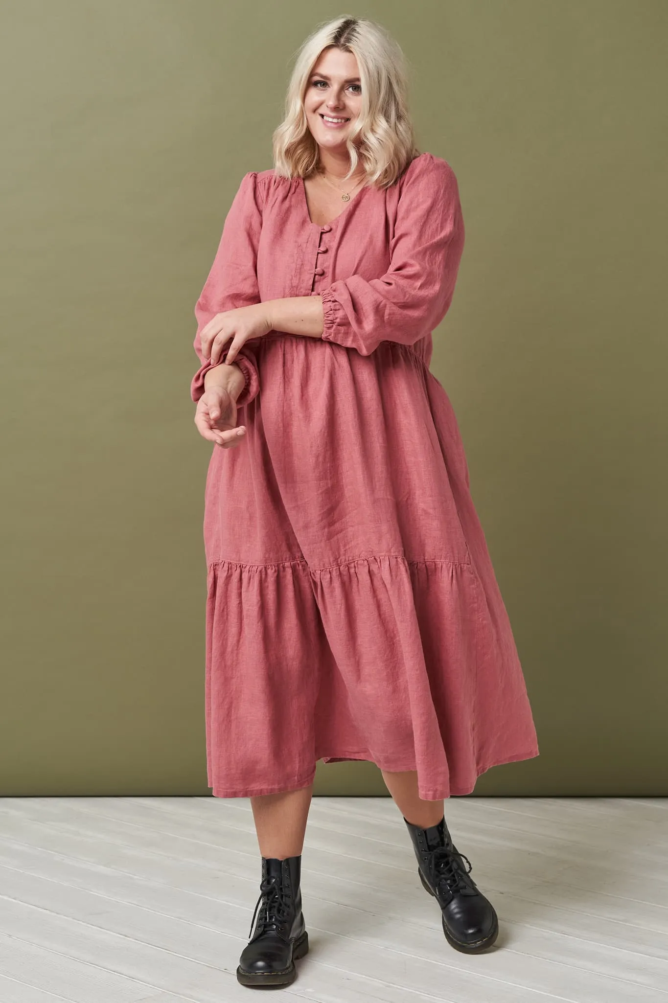 Linen shift dress Sydney