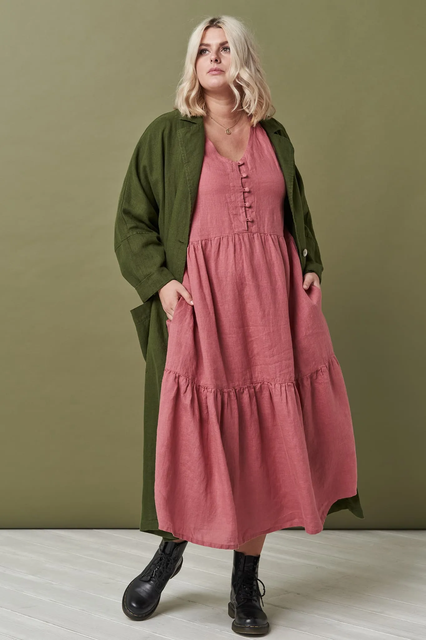 Linen shift dress Sydney