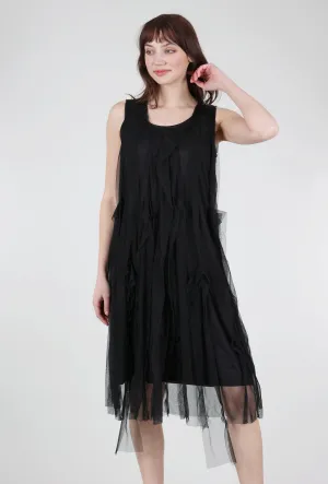 Martine Tulle Dress, Black