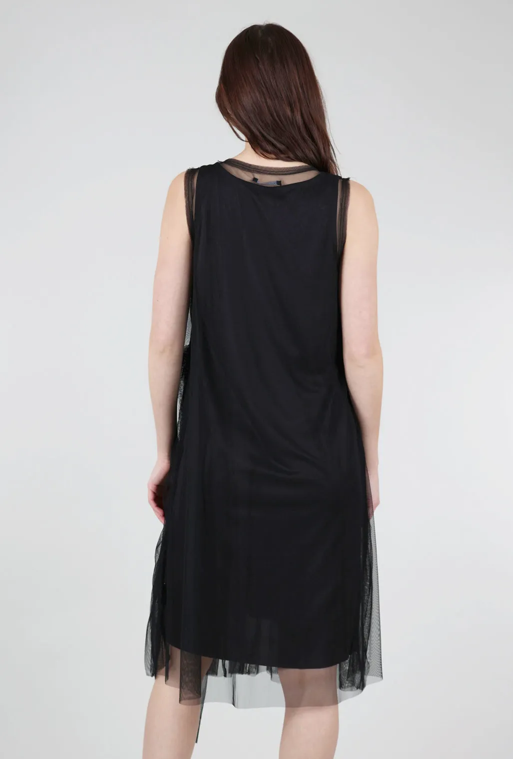 Martine Tulle Dress, Black