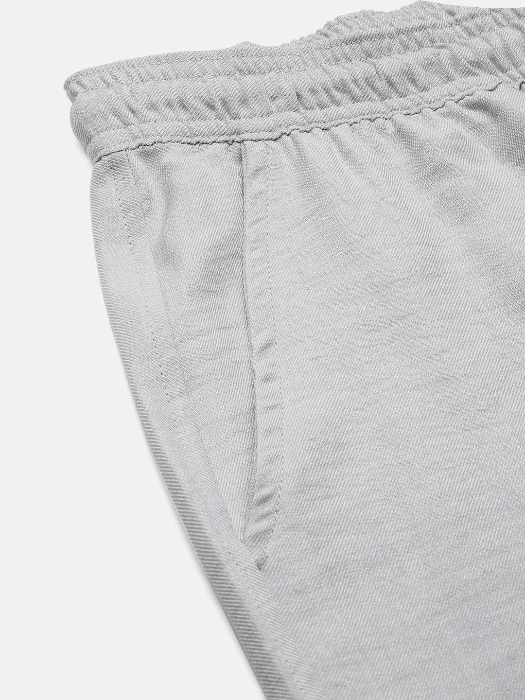 Men Solid Grey Casual Co Ords Set