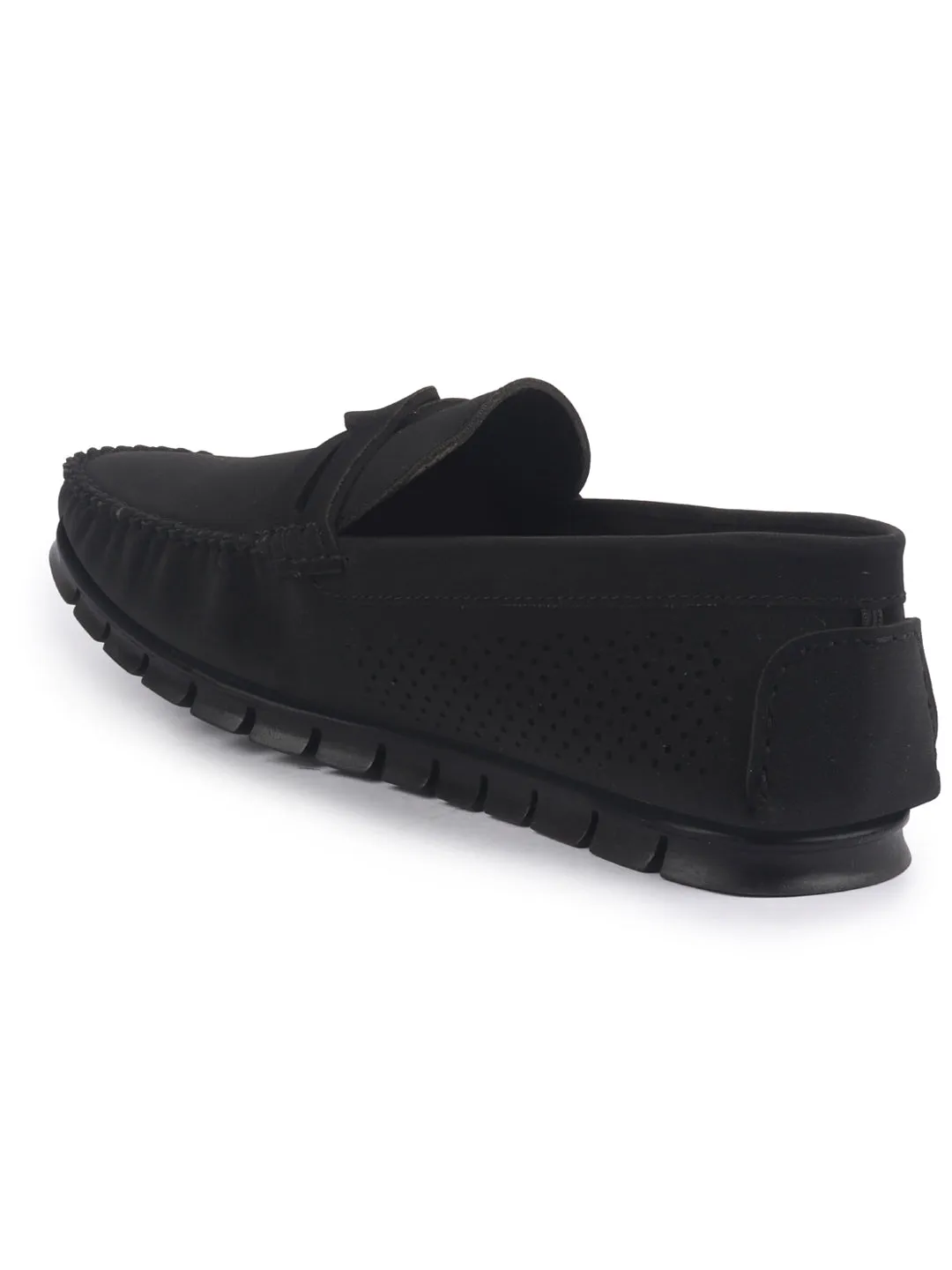 Men Suede Caual Slip-On Shoe Driving Loafers Anti Skid Sole Breathable with Memory Cushioned Insole