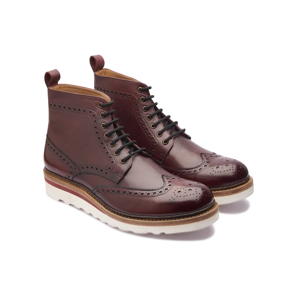 Montero, Wingtip Derby Boot - Bordeaux | Storm Welt | Smart Casuals