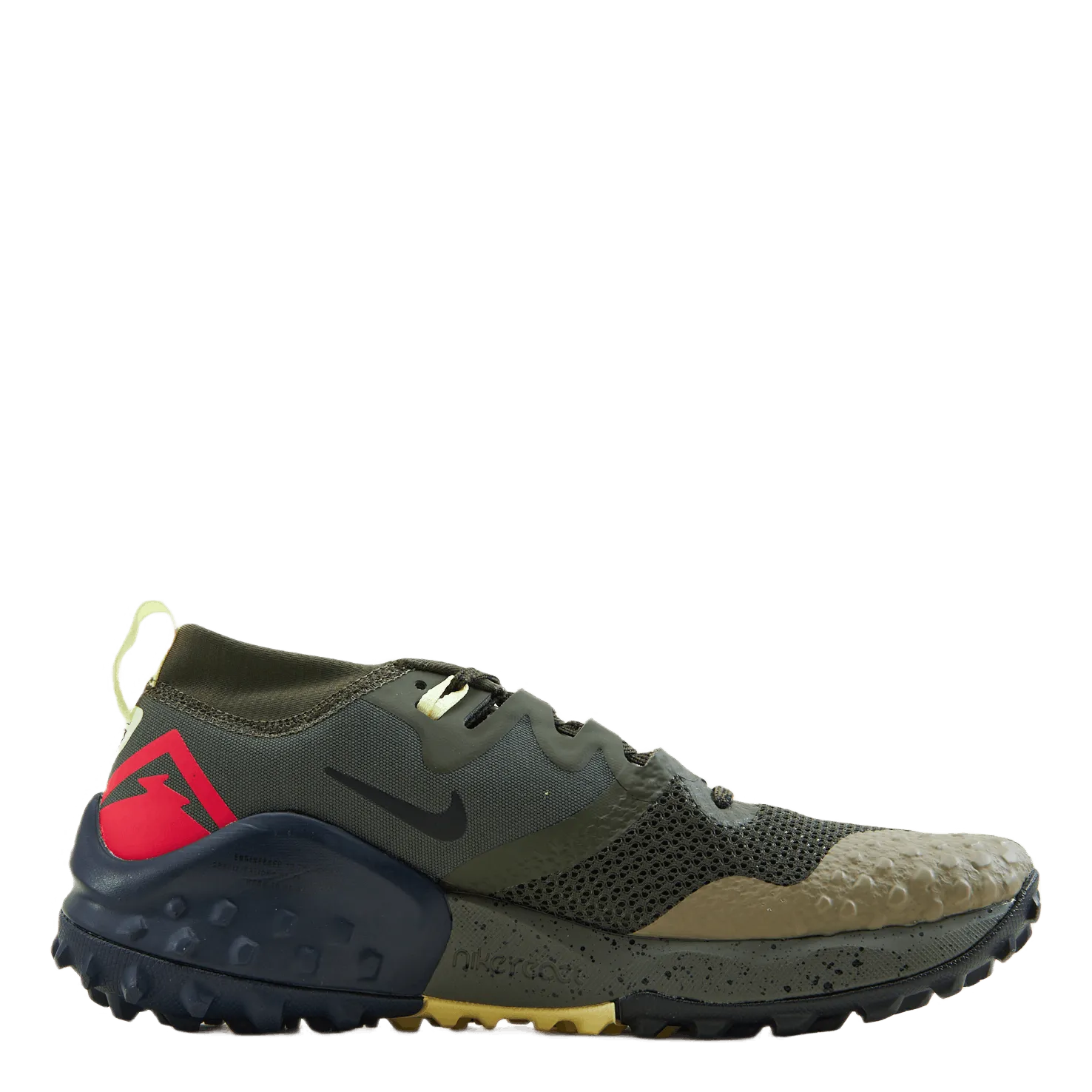 Nike Wildhorse 7 Men's Trail R Cargo Khaki/siren Red-matte Ol