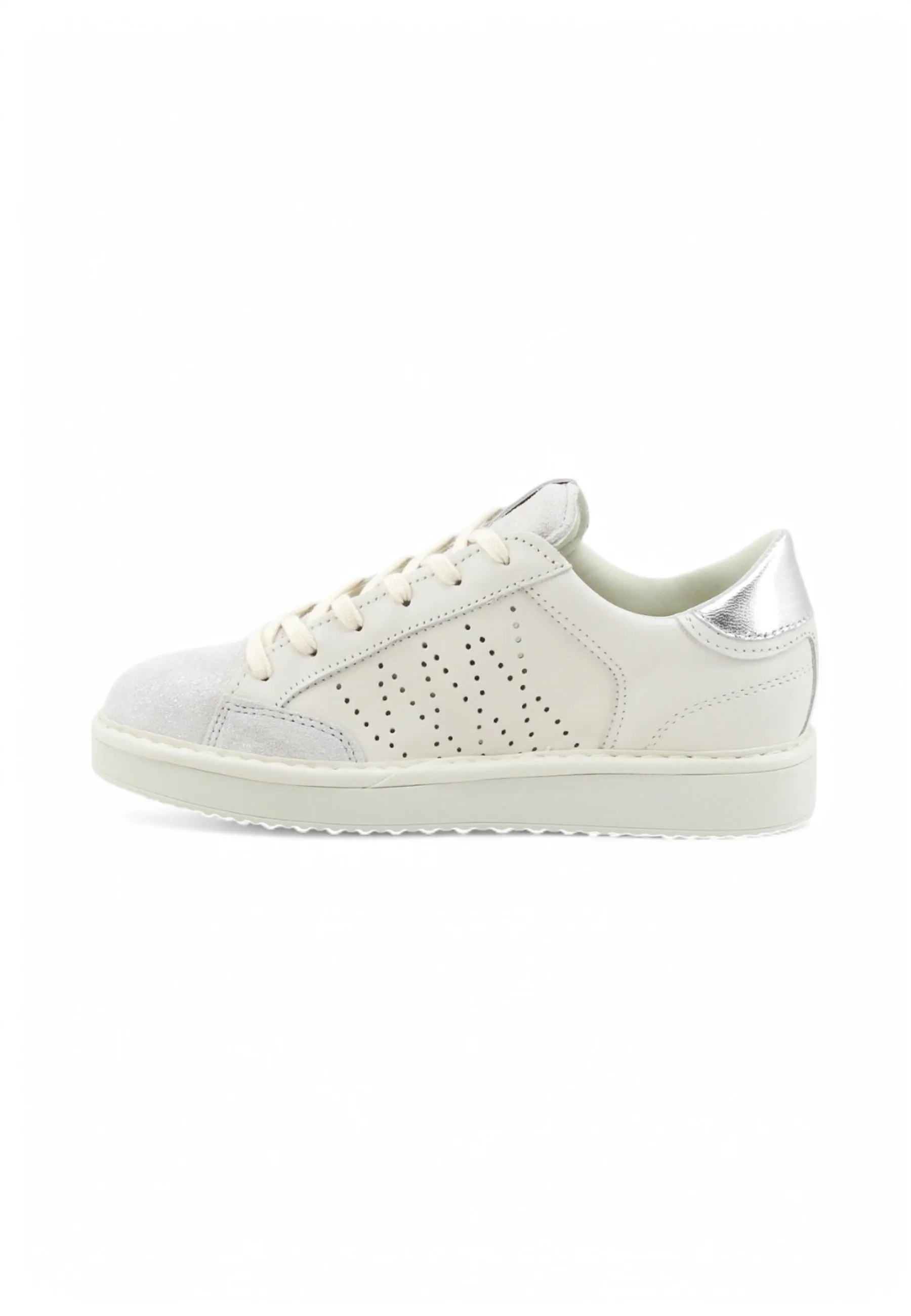 PAN CHIC Sneakers Donna Bianco Argento Glitter P01W022-01382221-PE25